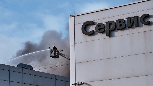 В Петербурге потушили пожар в автосалоне Hyundai