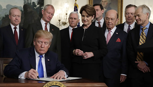 Трамп подписал меморандум о торговых мерах против Китая
