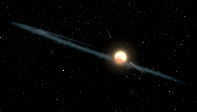 Ученые: "звезда пришельцев" KIC 8462852 еще раз загадочно потускнела 
