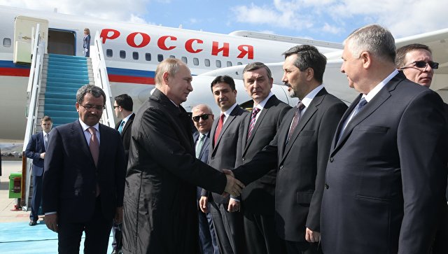 Путин прибыл с двухдневным визитом в Анкару