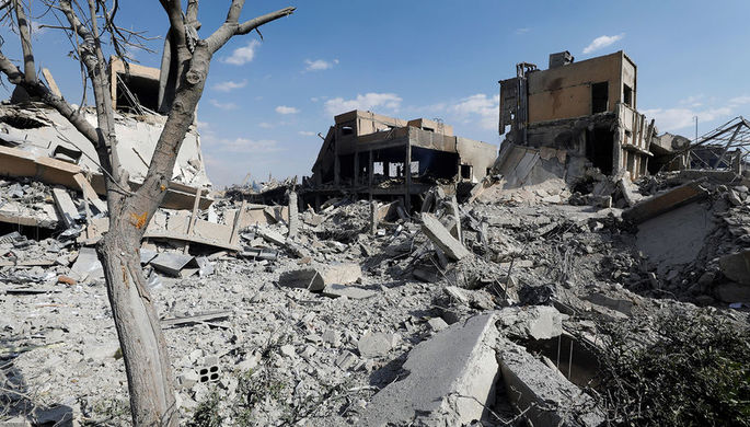 Военные России обнаружили в сирийской Думе склад для производства химоружия