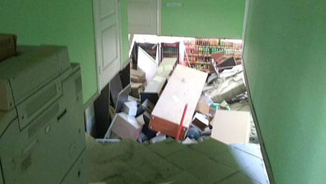 В магазине "Магнит" в Кургане обрушились перекрытия