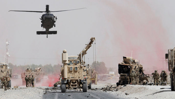 В Афганистане разбился военный вертолет