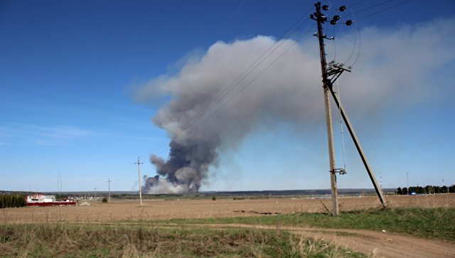 В Пугачево возобновились взрывы снарядов 