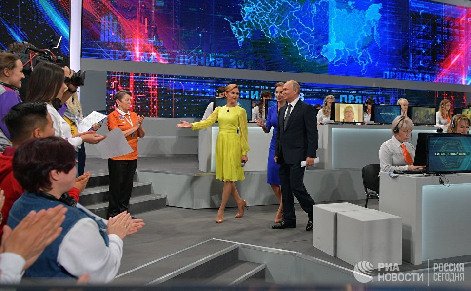 Путин подвел итоги "прямой линии"