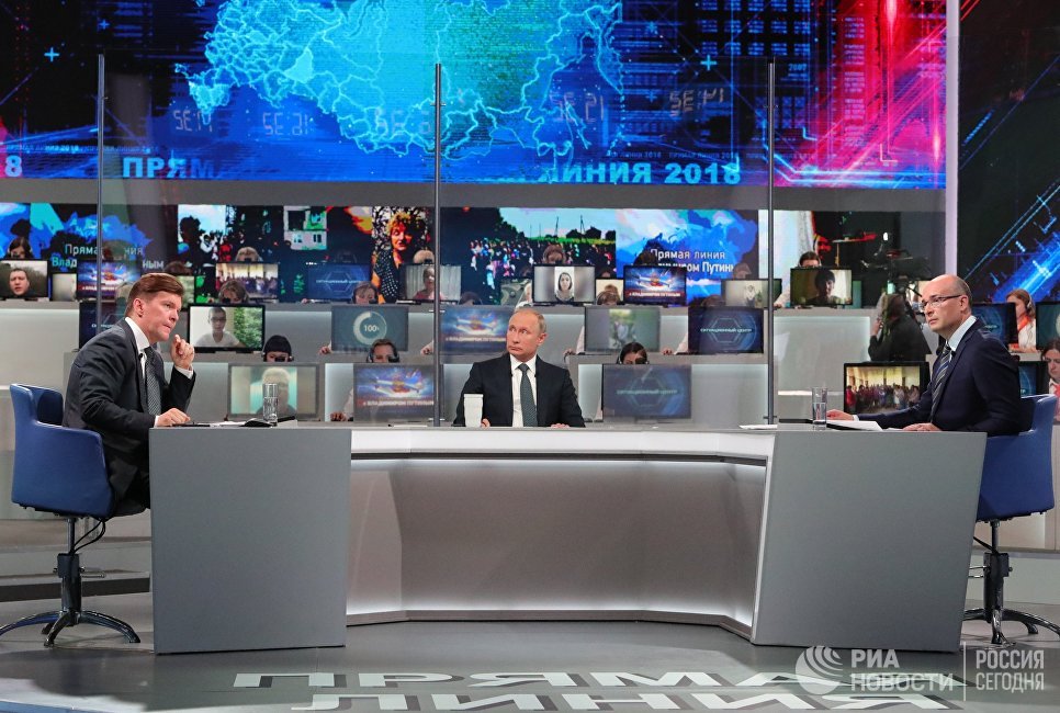 Путин подвел итоги "прямой линии"