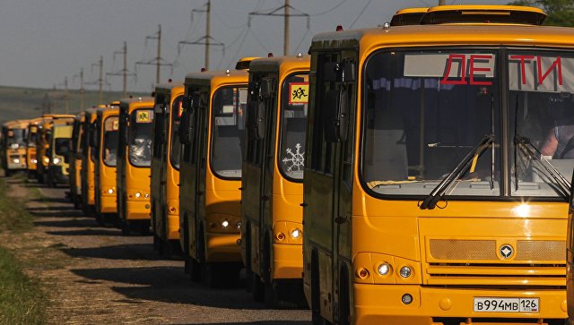 В России автобусы для перевозки детей оснастят маячками