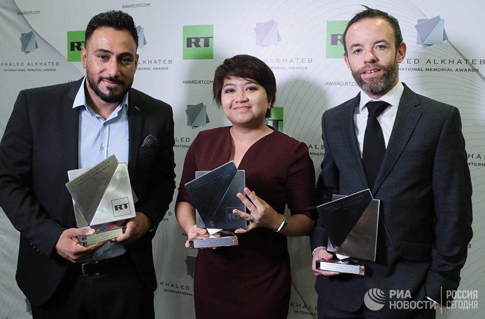 Телеканал RT назвал первых лауреатов премии Khaled Alkhateb Memorial Awards