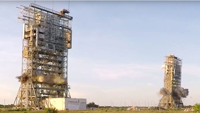 На мысе Канаверал в США взорваны два стартовых стола