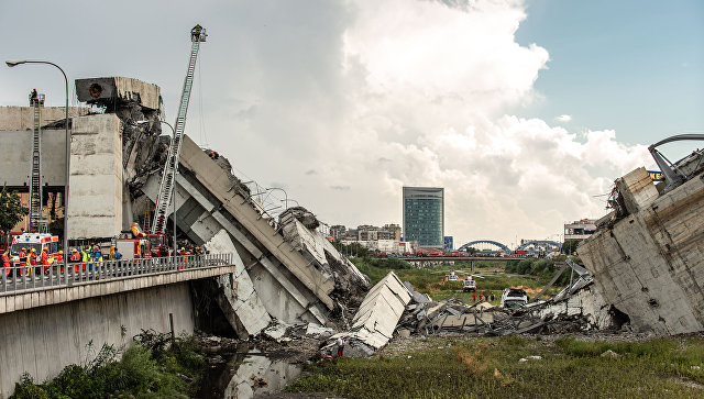Прокурор назвал причину обрушения моста в Генуе