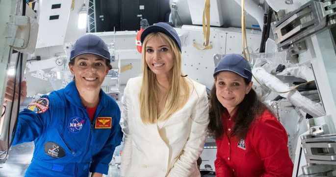 Иванка Трамп призналась, что мечтала быть астронавтом