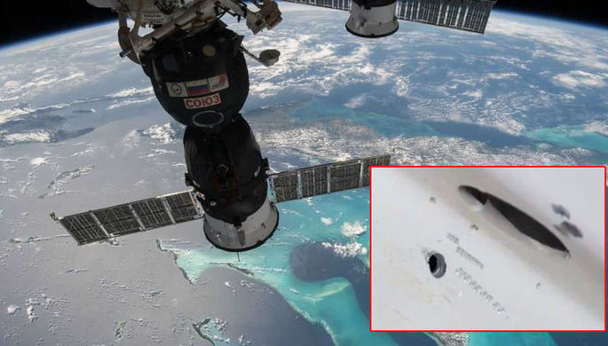 Новые следы от дрели обнаружены в обшивке МКС