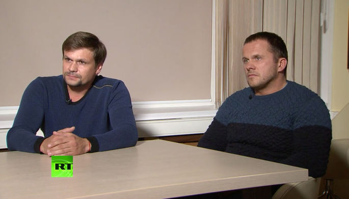 В британском твиттере затроллили Петрова и Боширова после их появления в эфире