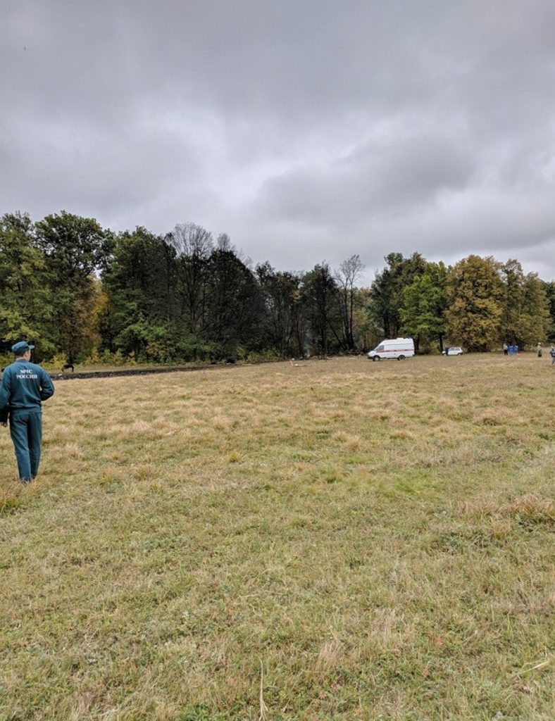 Появилось видео с места крушения МиГ-31 в Нижегородской области