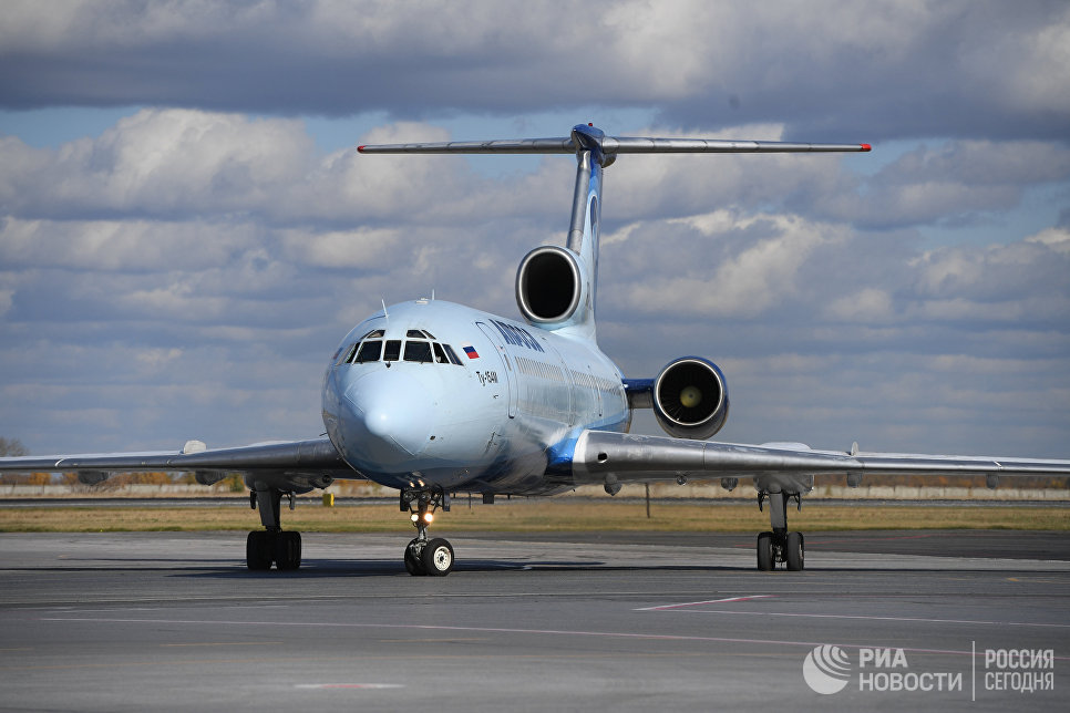 "Алроса" передала Ту-154 "Ижма" в новосибирский музей истории авиации