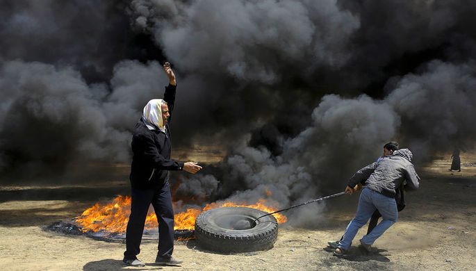 ВВС Израиля нанесли удар по границе сектора Газа