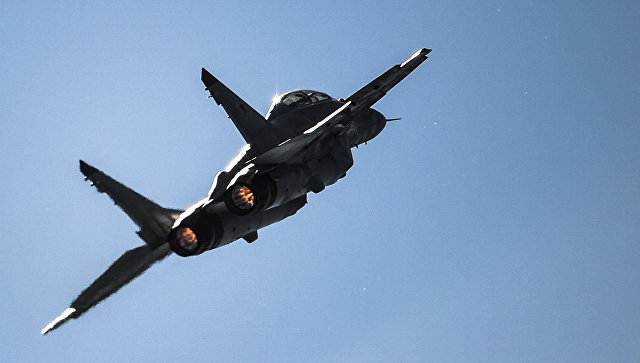 Момент крушения Миг-29 попал на видео