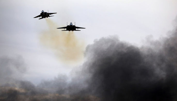 Израиль нанес удар по сектору Газа в ответ на ракетный обстрел