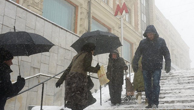 В понедельник в Москву придет зима