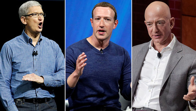 CBS: глав Facebook, Apple и Google вызовут на допрос по делу о «фейковых новостях»