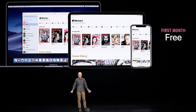 Акции Apple обрушились после презентации новых сервисов