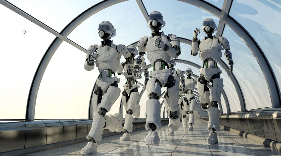 Робот дал отпор своим обидчикам