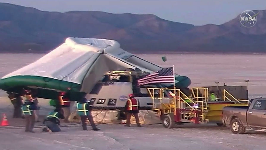 Starliner успешно сел на Землю