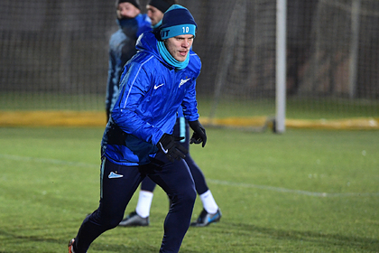 Отправленный в&nbsp;аренду Кокорин продолжил тренироваться с &laquo;Зенитом&raquo;