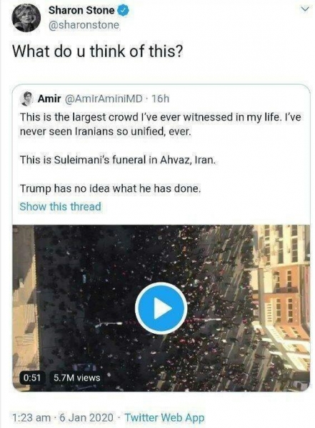 «Бесконечное море людей на улицах» — на Западе в шоке от похорон генерала Сулеймани (ФОТО, ВИДЕО)