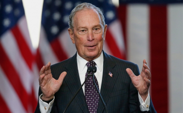 Блумберг потратил на рекламу четверть своего предвыборного бюджета