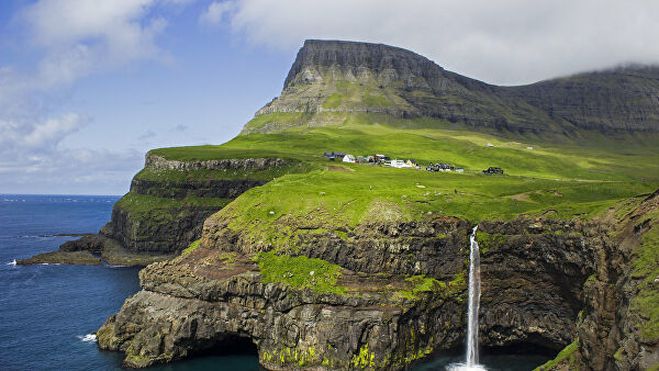 Странное природное явление заметили на Фарерских островах Странное природное явление заметили на Фарерских островах