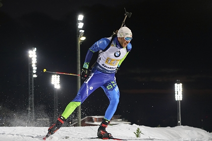 Норвежский биатлонист вытолкнул с&nbsp;трассы белоруса и&nbsp;остался безнаказанным