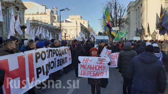 «Слугам народа» принесли золотой унитаз: протесты у Рады и Офиса Зеленского (ФОТО, ВИДЕО)