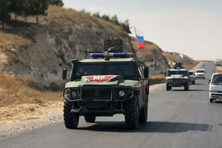 Российские военные провели патрулирование в двух сирийских провинциях