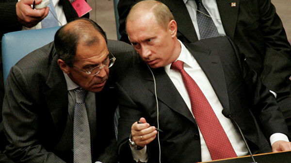 Слуцкий поздравил Лаврова с юбилеем