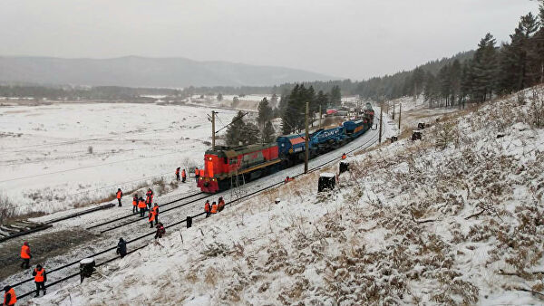 В Забайкалье полностью восстановили движение на месте схода 12 вагонов В Забайкалье полностью восстановили движение на месте схода 12 вагонов