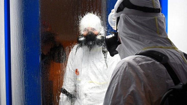 Российские специалисты провели дезинфекцию в трех итальянских городах