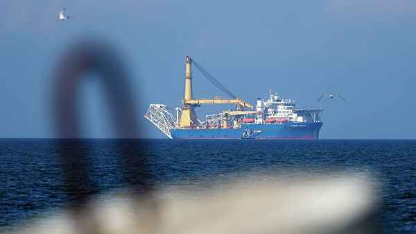 Судно для завершения "Северного потока &mdash; 2" прибыло в Германию