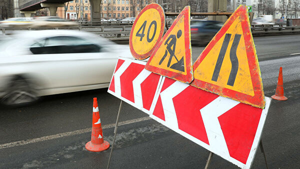 В Москве на Хорошевском шоссе, где обвалился грунт, восстановили движение