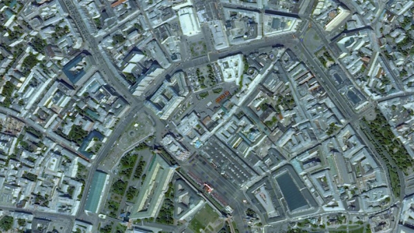 Парад Победы в Москве засняли из космоса Парад Победы в Москве засняли из космоса