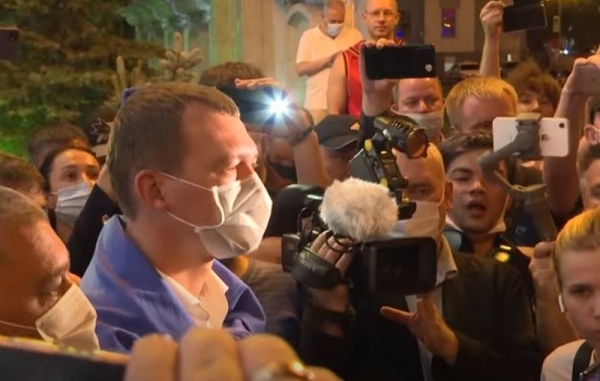 В Хабаровске заявили, что Дегтярев общался с подставными, а не с протестующими