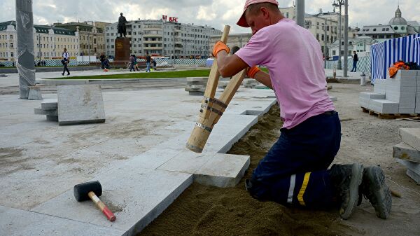 В Москве возобновили благоустройство городских территорий