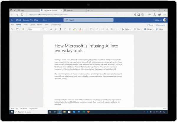 В Microsoft Word появится функция расшифровки голосовых записей