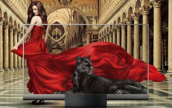 Xiaomi создали первый в мире прозрачный телевизор