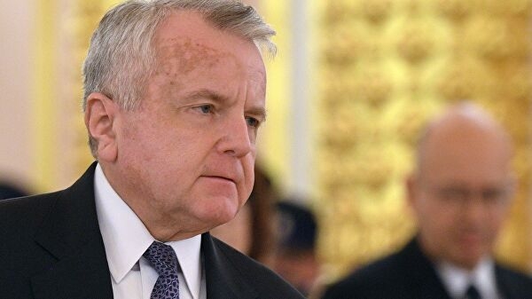 В МИД приехал посол США Джон Салливан В МИД приехал посол США Джон Салливан