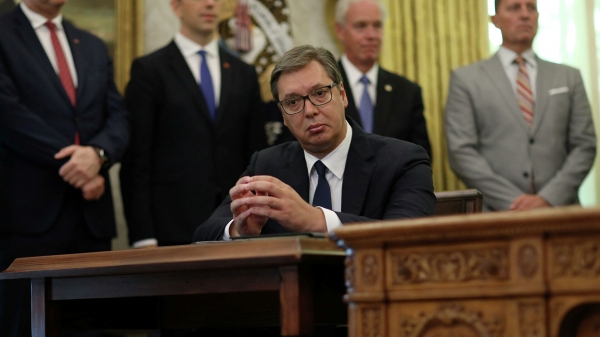 Трамп ни при чем. Вучич объяснил подписание соглашения по Косово в США Трамп ни при чем. Вучич объяснил подписание соглашения по Косово в США