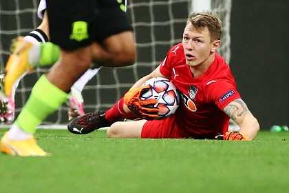 &laquo;Краснодар&raquo; победил ПАОК в&nbsp;первом матче раунда плей-офф Лиги чемпионов