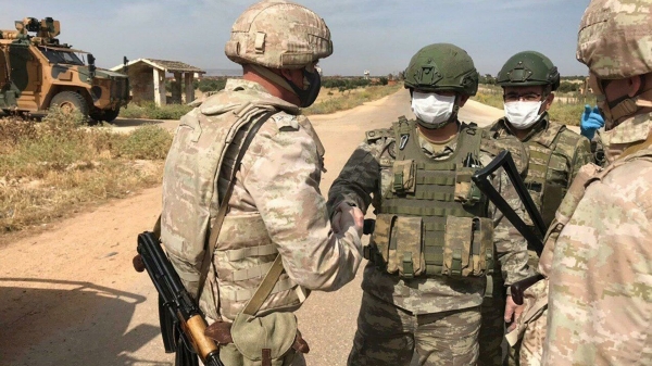 Российские и турецкие военные провели совместную тренировку в Сирии