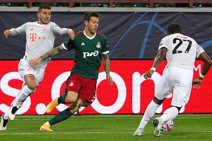 &laquo;Локомотив&raquo; проиграл &laquo;Баварии&raquo; в&nbsp;Лиге чемпионов