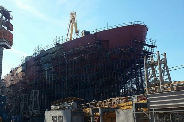 Пожар произошел на строящемся атомном ледоколе «Урал» в Петербурге